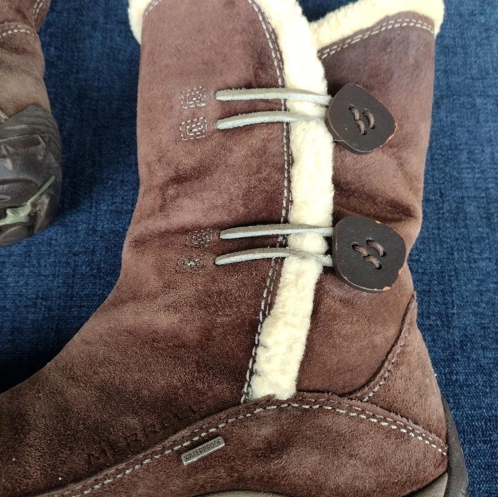 Merrell Woman Yarra WaterproofOutdoor 200 Gram Insulation Suede boots shoes 8.5